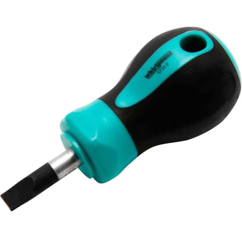 Мини отвертка Whirlpower 1711-7-02565 (23666) SL6,5х25мм