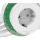 Встраиваемый в стол розеточный блок Schneider Electric INS44000 1x(2К+З) (белый)