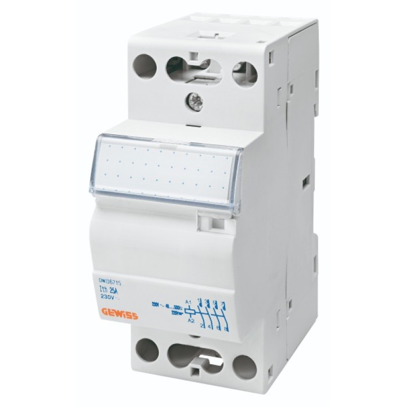 Модульний контактор GEWISS CTR 25A 4NO 230В 2M (GWD6715)