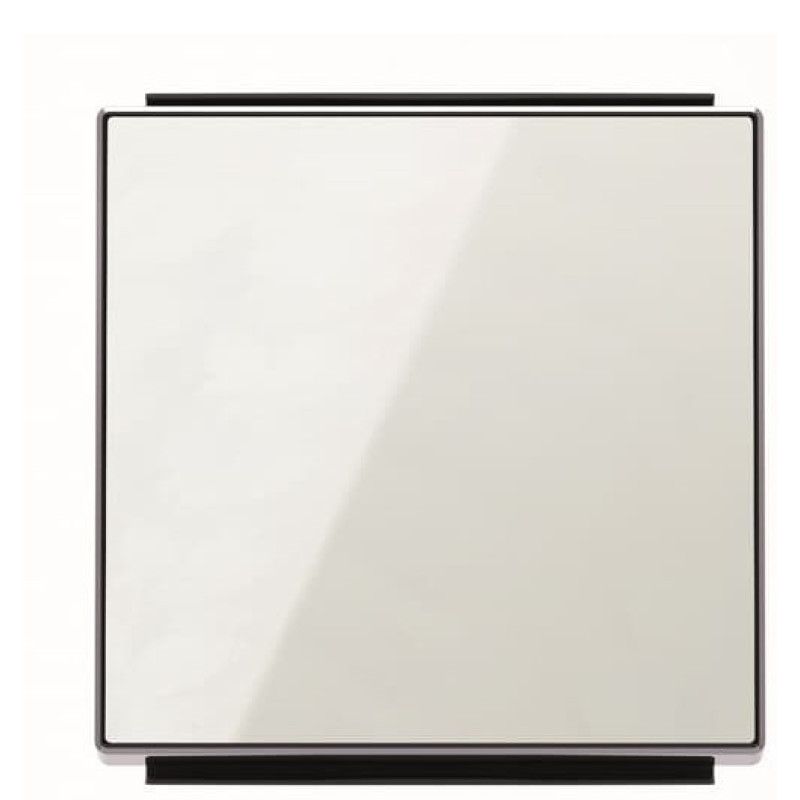 Одинарная клавиша выключателя ABB Sky 2CLA850100A2101 8501 CB (белое стекло)