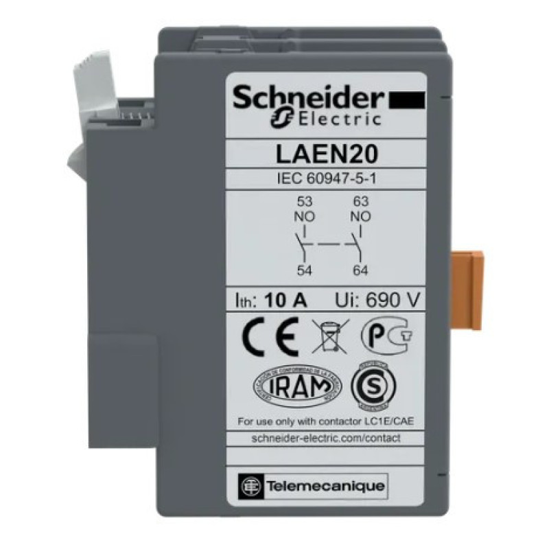 Допоміжний контакт Schneider Electric TeSys LAEN20