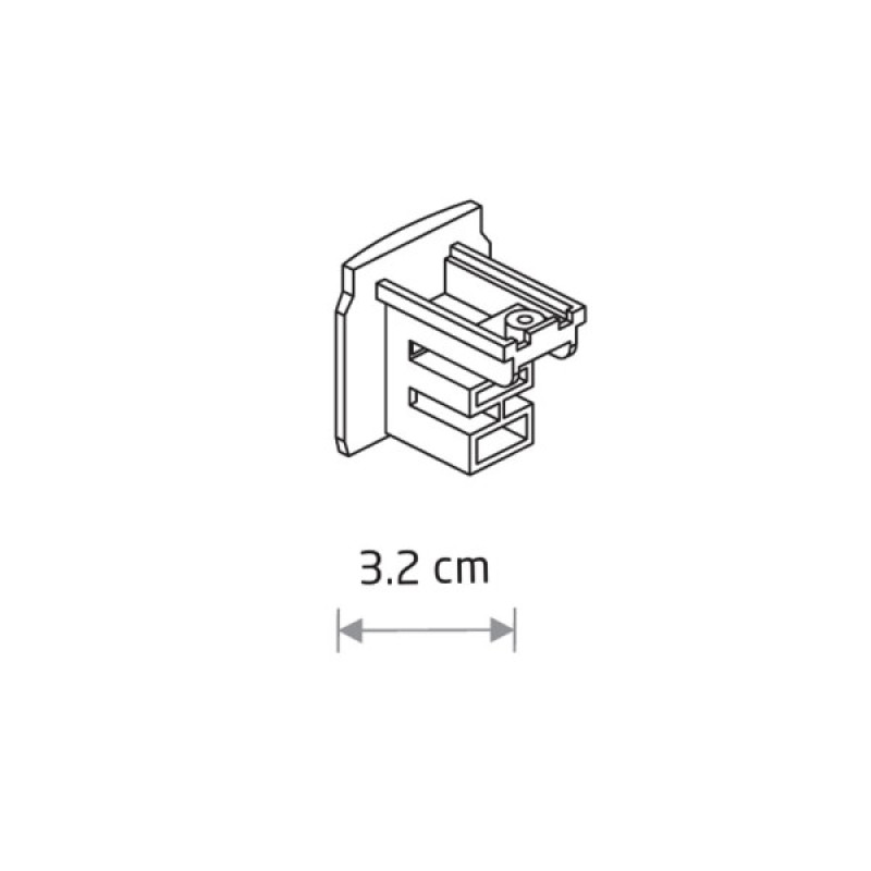 Заглушка Nowodvorski 8710 CTLS Dead End Cap IP20 біла