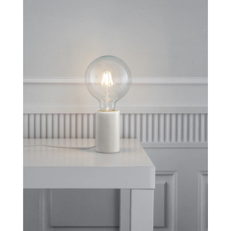 Настольная лампа Nordlux 45875001 Siv E27 1x60W IP20 белая