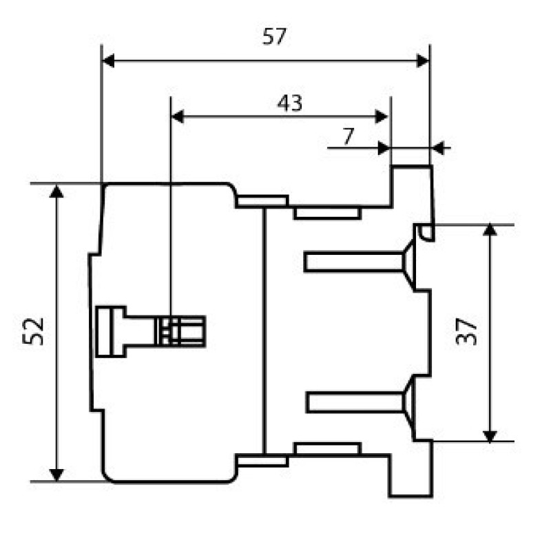 Мініконтактор Аско-Укрем ПМ 0-12-01 D7 42В LC1-K1201 (A0040010148)