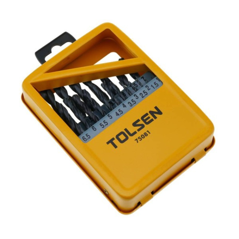 Набір свердел по металу Tolsen (75081) 1.0-10мм (19шт)