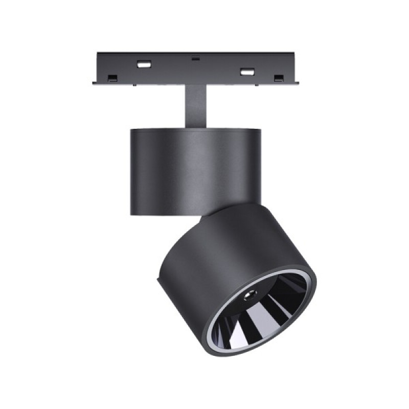 Магнитный трековый светильник Kloodi KDMG-SPLIT75 9W 4K BK LED 720Lm IP20 черный