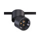 Магнитный трековый светильник Kloodi KDMG-SPLIT75 9W 4K BK LED 720Lm IP20 черный