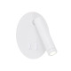 Бра, настенный светильник Zuma Line W4107-WH Circa LED 2x5.5W 3000K-4000K 500Lm IP20 белый (5905316693395)
