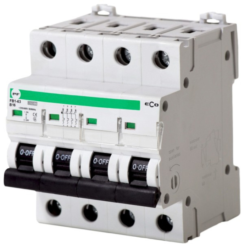 Автоматический выключатель Promfactor ECO FB1-63 4P B 16A 6кА (FB1B4016)
