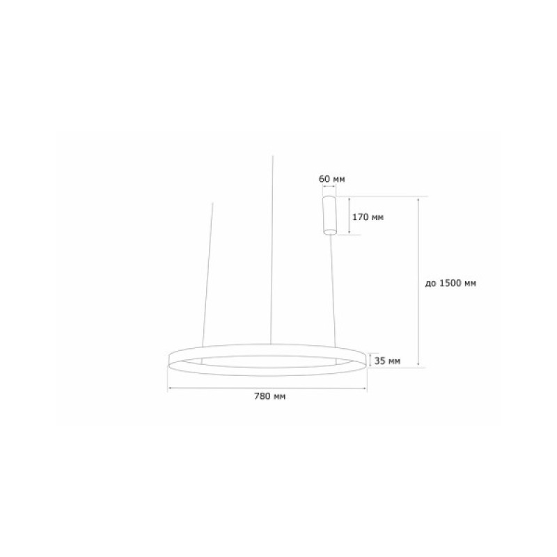 Подвесной светильник, люстра MJ-Light 11009 Ring