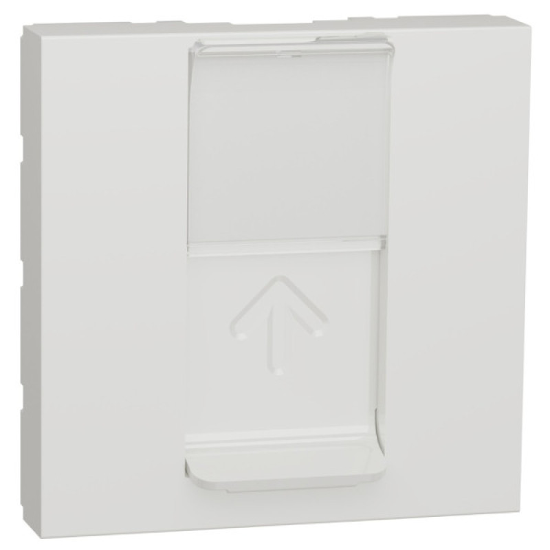 Накладка для RJ45 розетки Schneider Electric NU941118 2М (белая)