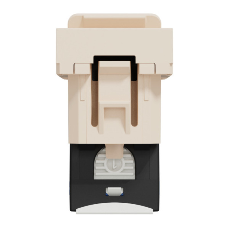 Компьютерная розетка RJ45 Schneider Electric Unica New NU341044 cat5 UTP 1м бежевая