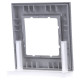 Рамка 1-местная алюминий Berker B.7