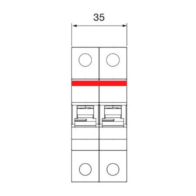 Вводный автомат ABB SH202-C50 тип C 50А