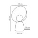 Настільна лампа Nordlux 2220215010 Hello E14 1x25W IP20 сіра