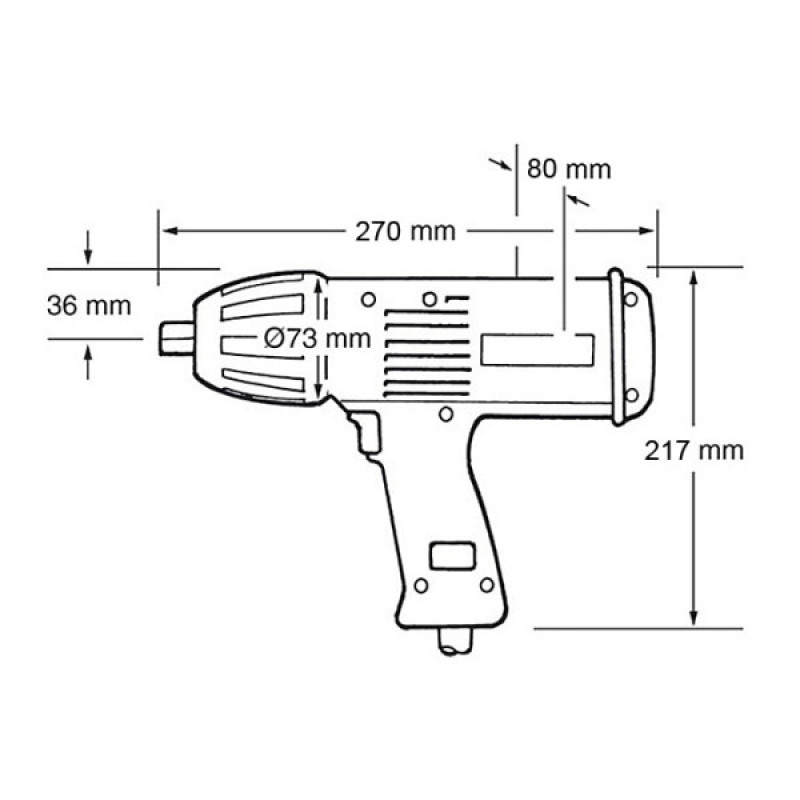 Ударный гайковерт Makita 6905H 470Вт
