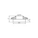 Точковий світильник Kanlux 35289 Eliceo GU10/GU5.3 1x10W IP20 чорний
