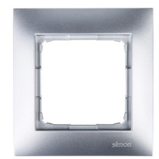 Одинарная рамка Kontakt Simon Simon 54 Premium DR1/43 (серебро)