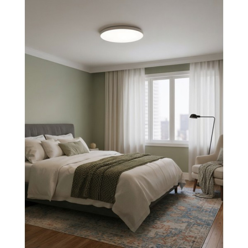 Потолочный светильник Italux PLF-53472-3K-WH Ateia LED 1x21W 3000K 2600Lm IP44 белый