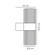 Вуличний світильник Nordlux 2318051009 Kyklop Ripple GU10 2x25W IP54 коричневий