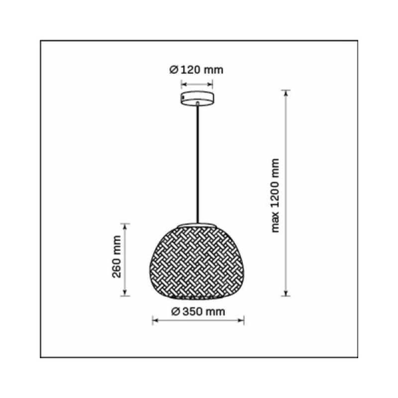 Люстра в стиле бохо, подвесной светильник Goldlux 329196 Zanzibar E27 2x20W IP20 Бежевый