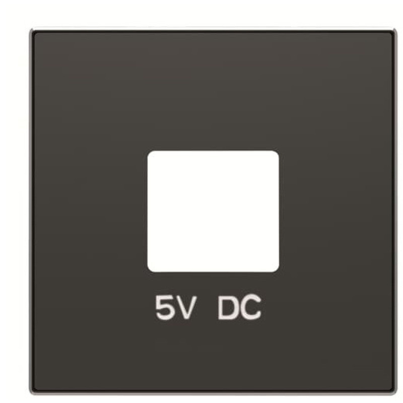 Центральная плата USBx2 розетки ABB Sky 2CLA858500A1501 8585 NS (черный бархат)
