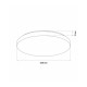 Светильник потолочный Goldlux 325747 Pirius Led 1x48W 3000K-6000K 5300Lm IP44 WH