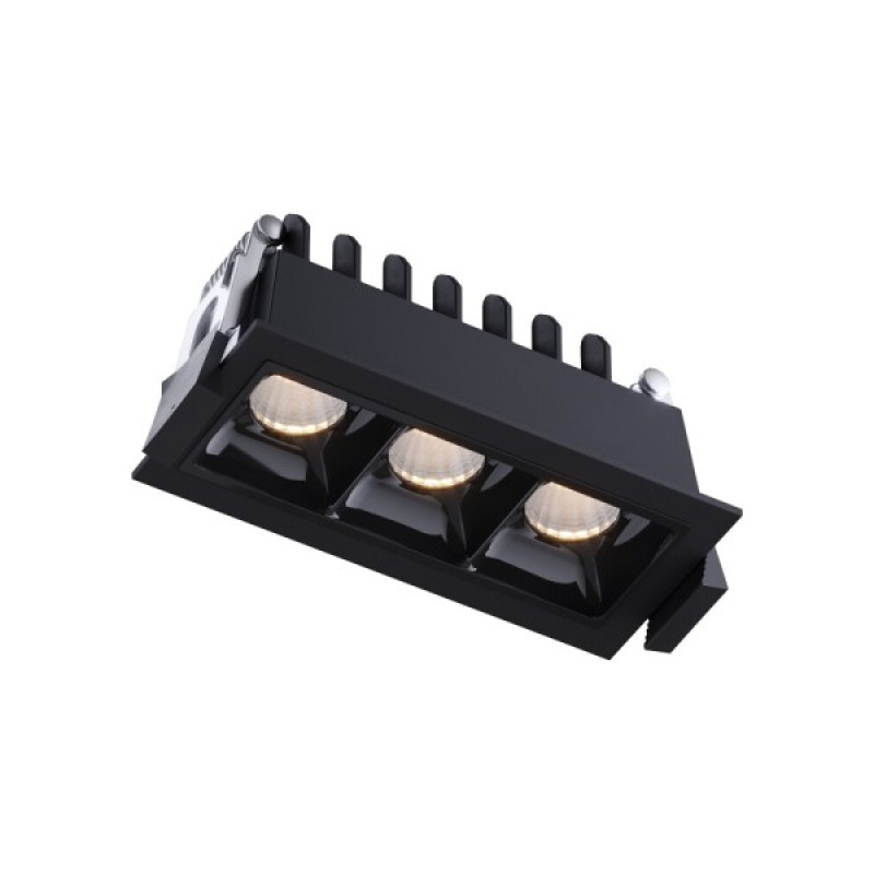 Точечный светильник Kloodi KD-POINT 3X2 6W 3K BK LED 540Lm IP20 черный