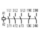 Контактор Schrack LZDC09B3 Cubico Classic 230В AC 1НО+1НЗ 4кВт 9А 3Р