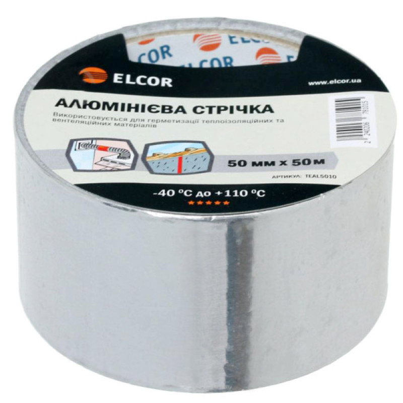 Алюминиевая лента Elcor 40206782 TEAL5050 50мм (50м)
