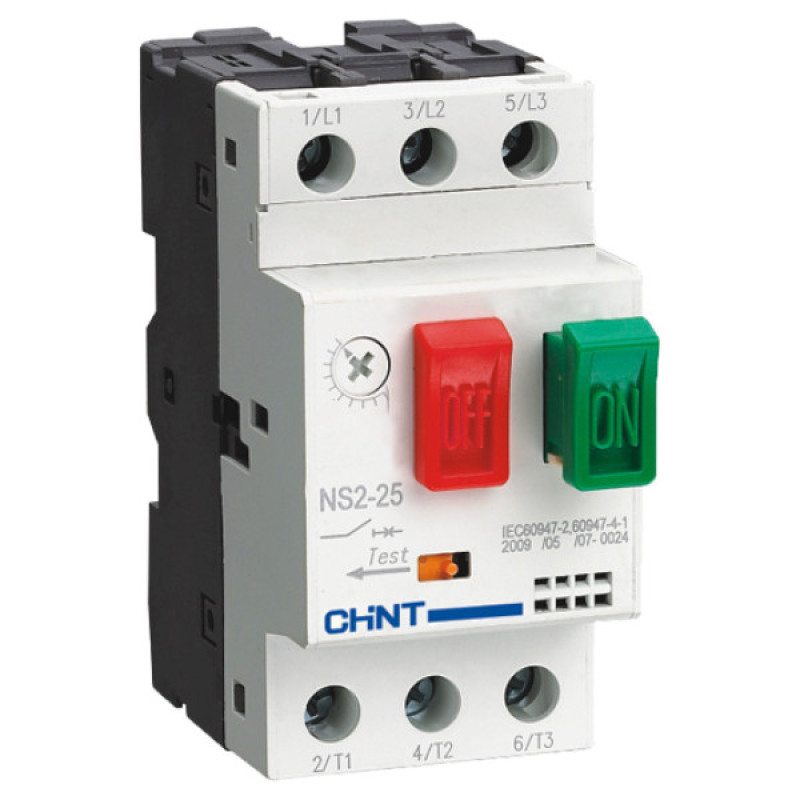 Автомат защиты двигателя Chint NS2-25 1-1.6A (495077)