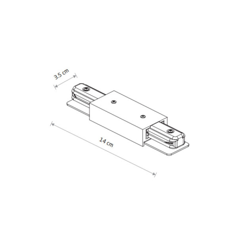 Ввод питания Nowodvorski 10225 Profile Power Straight Connector IP20 белый