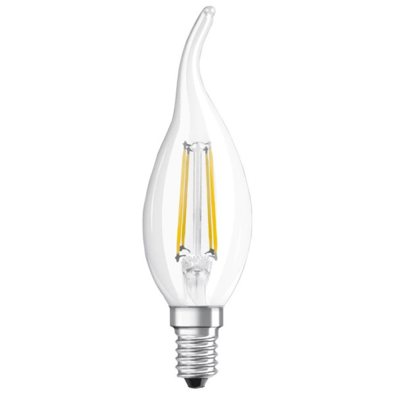 Светодиодная лампа Osram LED CL BA 40 4Вт/827 FIL E14 6х1