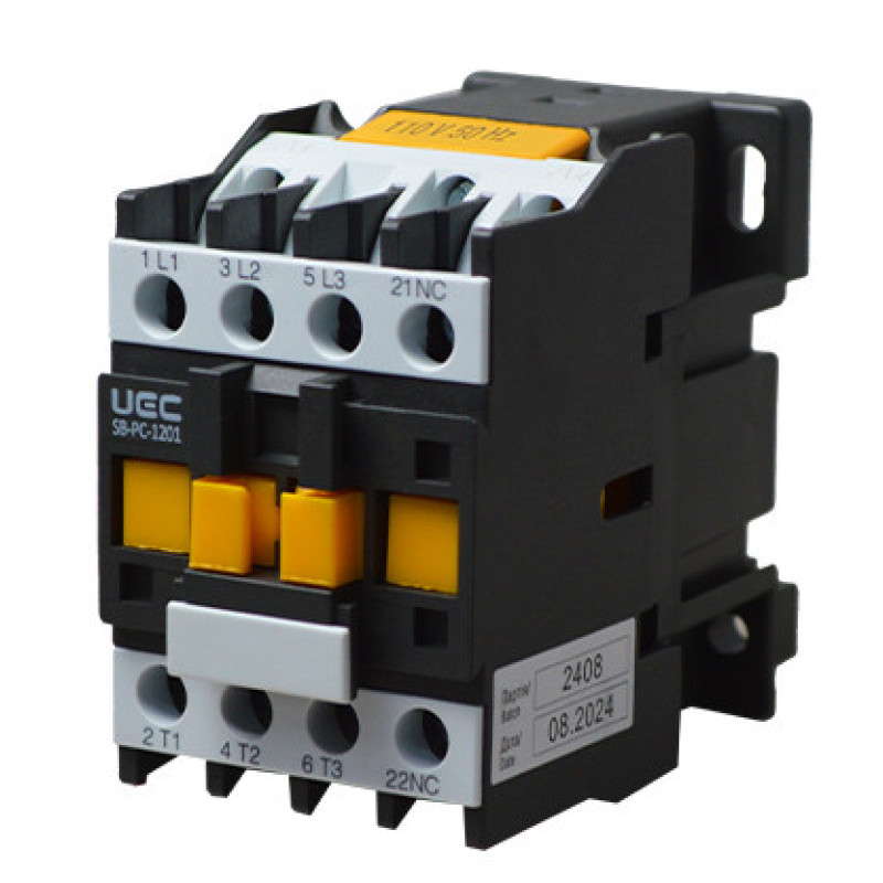Контактор UEC SB-РC-012 12А 110В/АС3 1NC (PC1-SB-012-110-01)