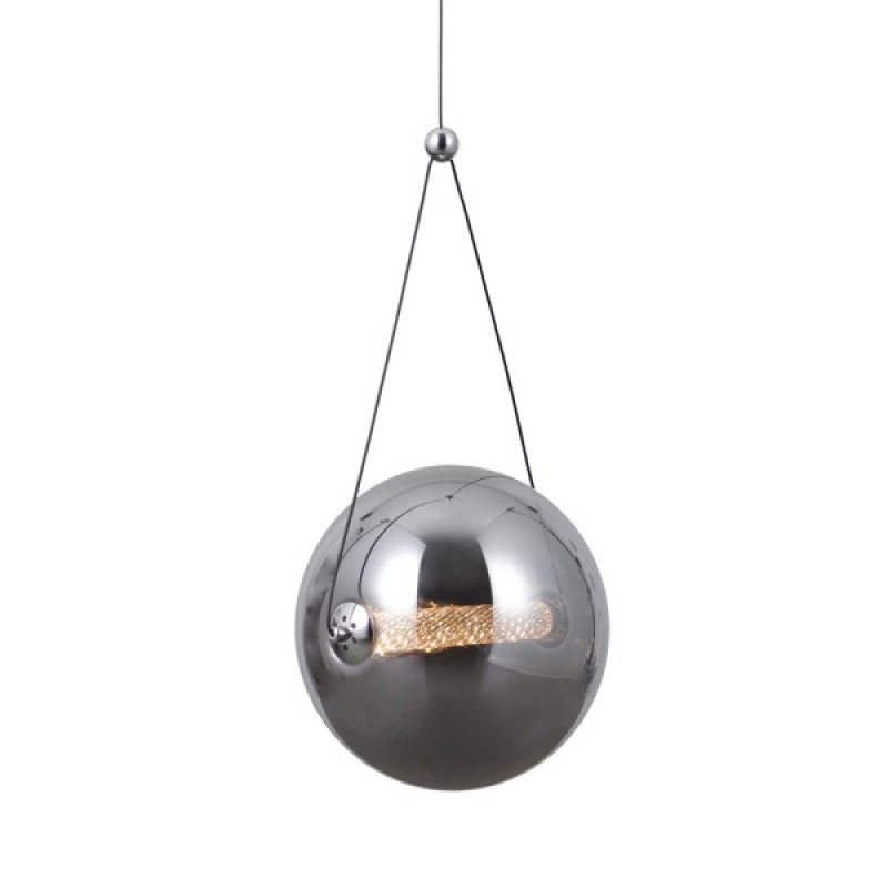 Подвесной светильник, люстра Italux PND-34361-L-CH-SG Rastia LED 1x12W 3000K 1095Lm IP20 дымчатый