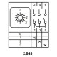 Пакетний перемикач Аско-Укрем ПКП Е9 2.843 A0110010006 (0-1-2-3 вибір фази)