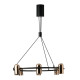 Люстра Azzardo AZ5731 Vivi GU10 8x40W IP20 золота