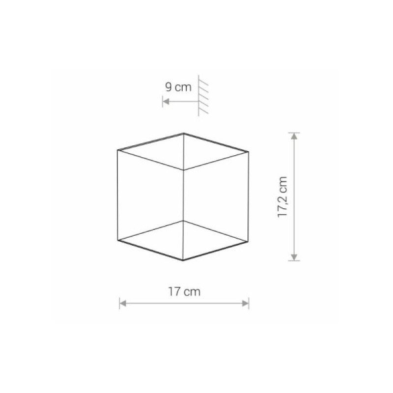 Светильник уличный Nowodvorski 38143 Triangles LED 2x5W 3000K 800Lm IP54 Wh