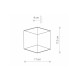 Светильник уличный Nowodvorski 38143 Triangles LED 2x5W 3000K 800Lm IP54 Wh