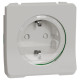 Розетка Schneider Electric MUR39134 с з/к и шторками IP55 (белая)