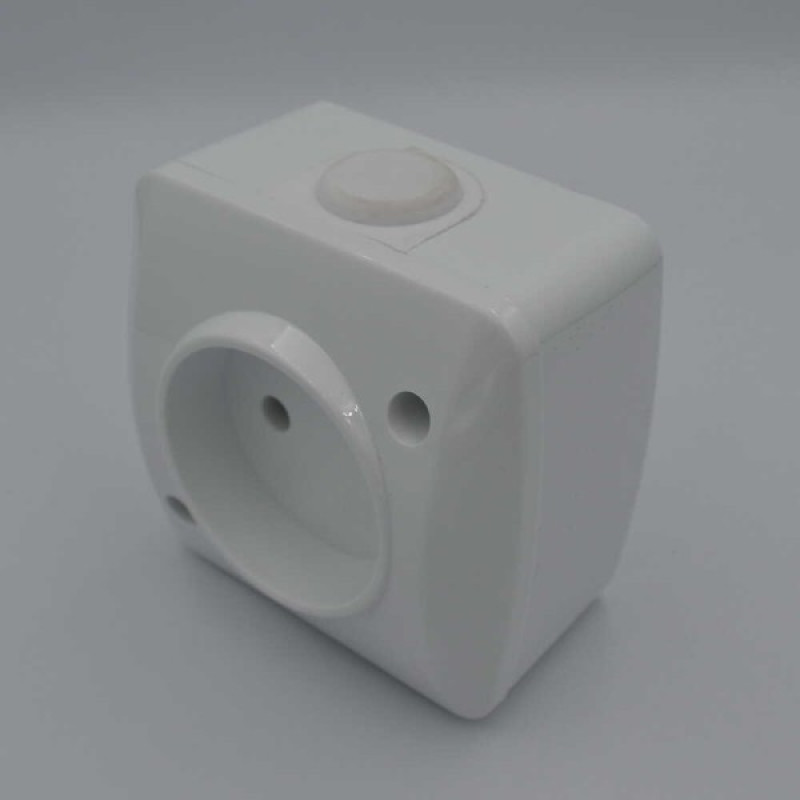 Розетка ALSU белая 1-я ( 504-010200-215 )