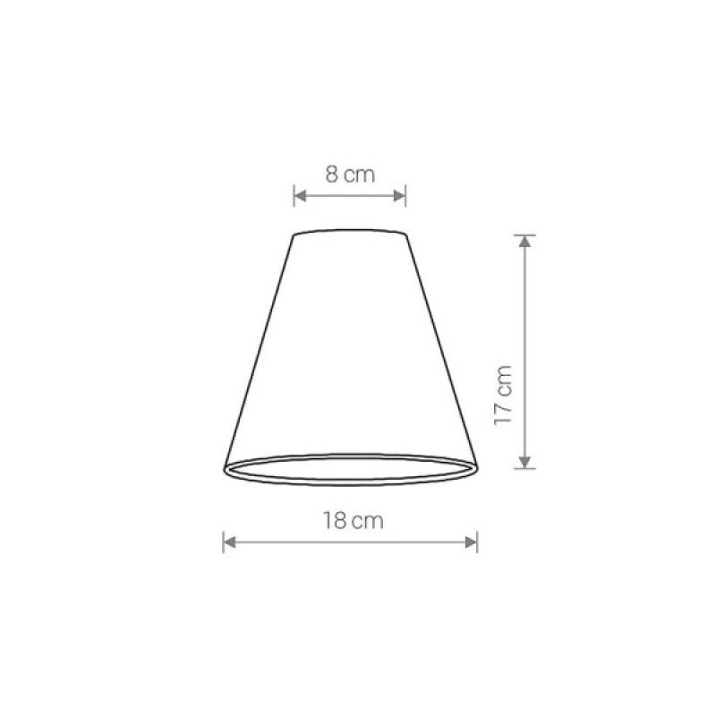 Плафон для светильника Nowodvorski 8501 Cameleon Cone S Blue