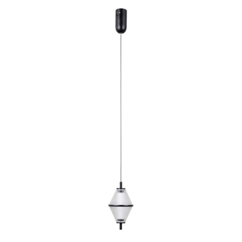Подвесной светильник, люстра Italux PND-34395-1-BK Fuente LED 1x5W 3000K 422Lm IP20 черный