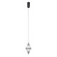 Подвесной светильник, люстра Italux PND-34395-1-BK Fuente LED 1x5W 3000K 422Lm IP20 черный