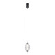 Подвесной светильник, люстра Italux PND-34395-1-BK Fuente LED 1x5W 3000K 422Lm IP20 черный
