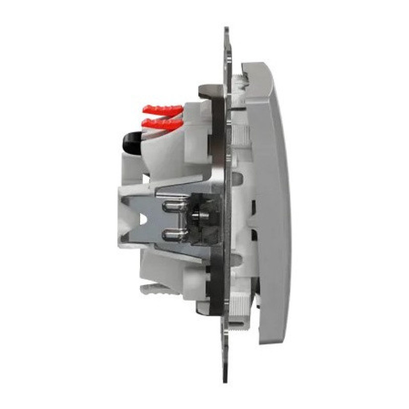 Кнопковий вимикач Schneider Electric Sedna Design & Elements для жалюзі алюміній SDD113114