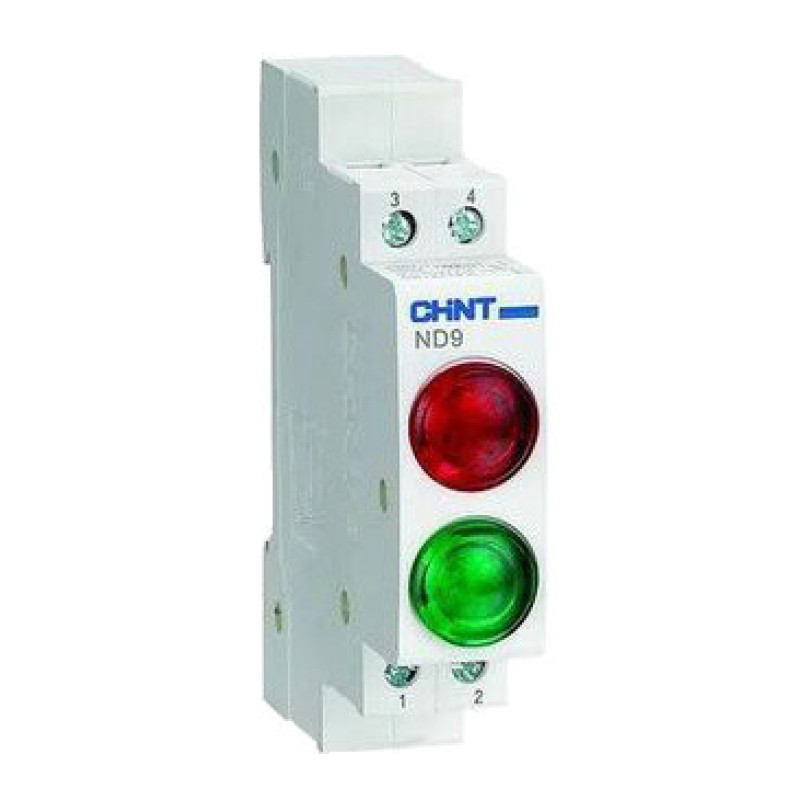 Модульный индикатор Chint ND9-2/GR AC/DC230В зеленый/красный (594138)