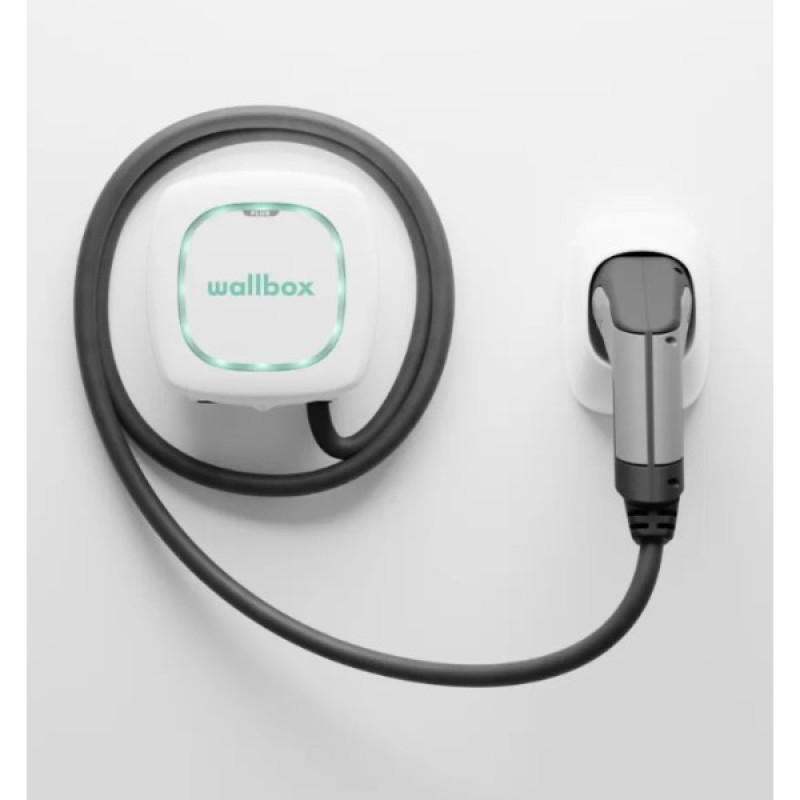 Зарядна станція Wallbox Pulsar Plus 7,4кВт Type 1 кабель 5м біла (PLP1-0-1-2-9-001)