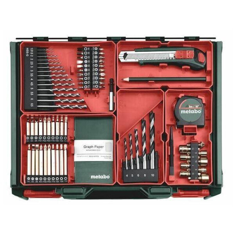 Аккумуляторная дрель-шуруповерт Metabo BS 18 L BL 2x2Ач Li-Power (613155710)