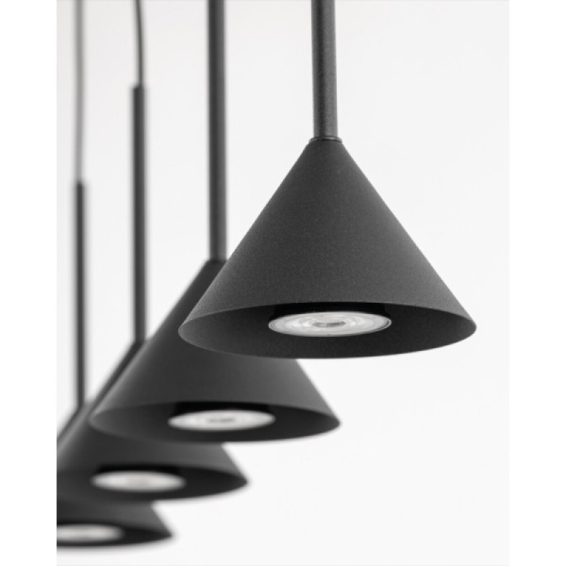 Подвесной светильник, люстра TK Lighting 10305 Cono Mini GU10 4x10W IP20 черный